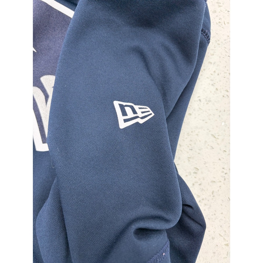 New Era New England Patriots NFL Combine Authentic Hoodie Navy Blue Mens Small - Picture 5 of 7